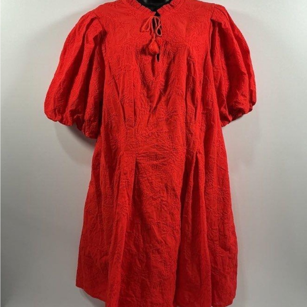 Eliza J Red Midi Dress